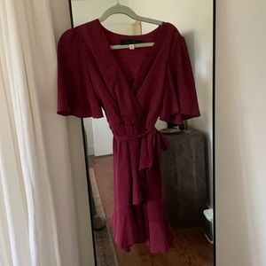 Maroon dress